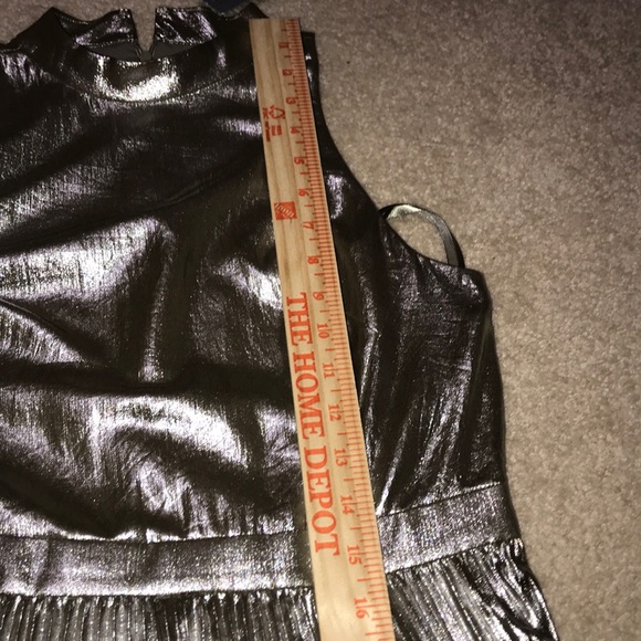 Gunmetal silver dress - Picture 6 of 8